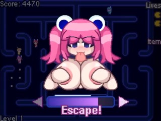 FuckMan Deluxe [Hentai Pixel game] retro Pacman porn porody