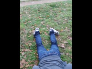 Public feet humiliation