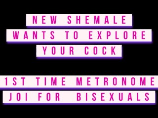 Young 18 yr old shemale explores sexuality with you JOI CEI